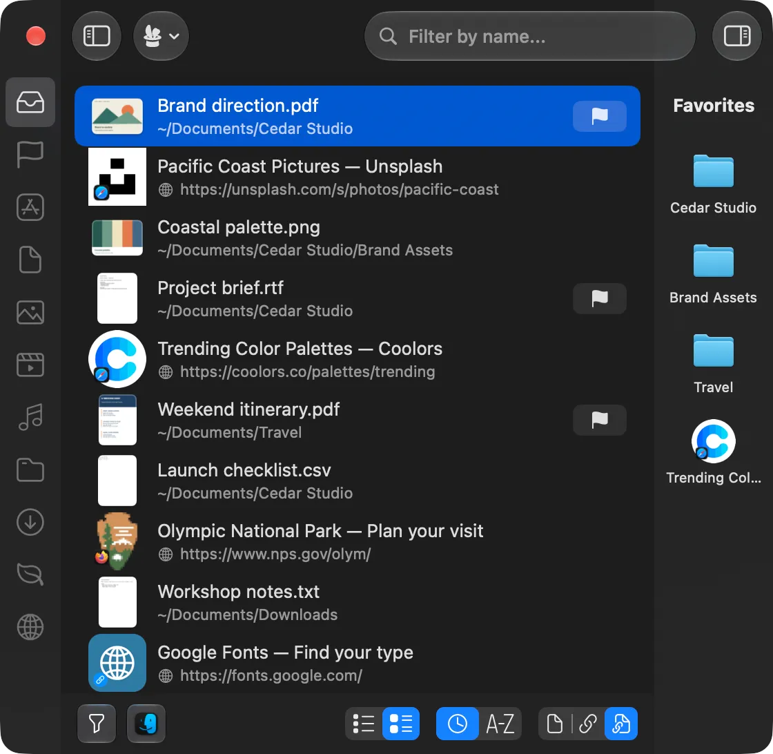 Trickster 4 window in dark appearance