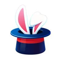 Trickster 4 app icon: a rabbit in a top hat